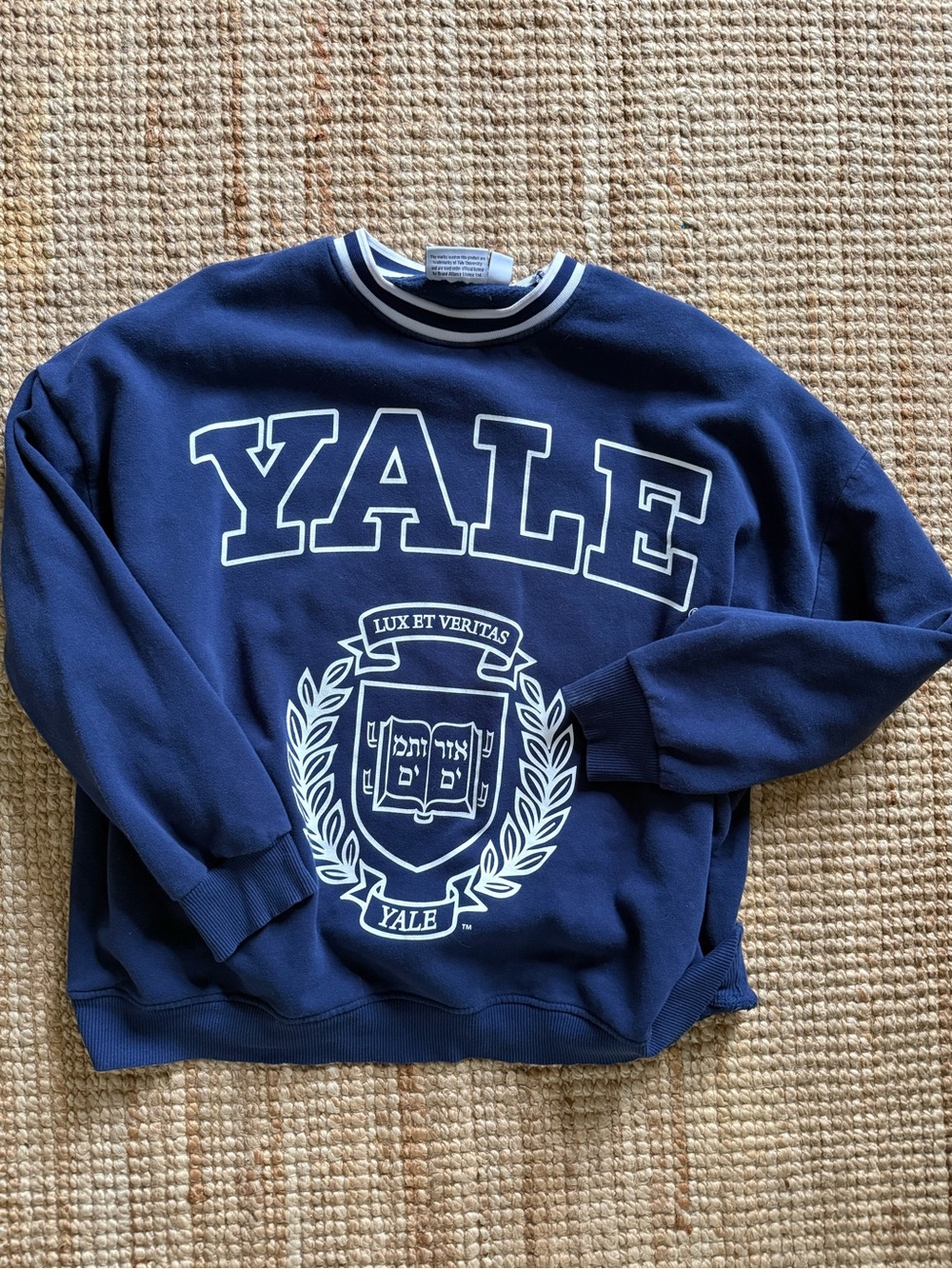 XL Official Yale Crewneck With Crest